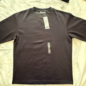 UNIQLO AIRism Cotton Oversized T-Shirt | Half-Sleeve